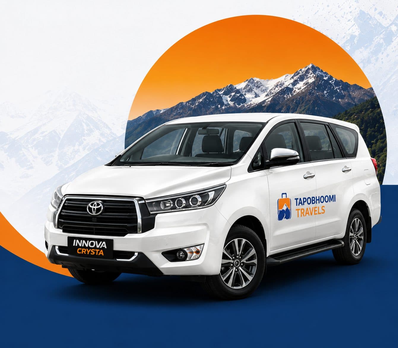 Tapobhoomi Travels Innova Crysta in the Himalayas